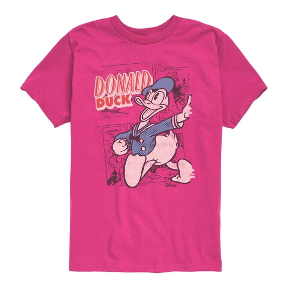 Disney - Comic Donald - Youth Boys Short Sleeve Graphic T-Shirt