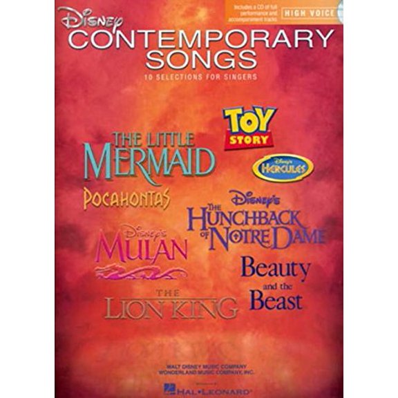 Pre-Owned Disney Contemporary Songs - Vocal (Book/Online Audio) [With CD] (Paperback) 1423412788 9781423412786