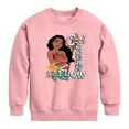 thumbnail image 1 of Disney - Cool Ocean Flow Moana - Toddler & Youth Crewneck Fleece Sweatshirt, 1 of 4