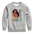 thumbnail image 1 of Disney - Cool Ocean Flow Moana - Toddler & Youth Crewneck Fleece Sweatshirt, 1 of 5