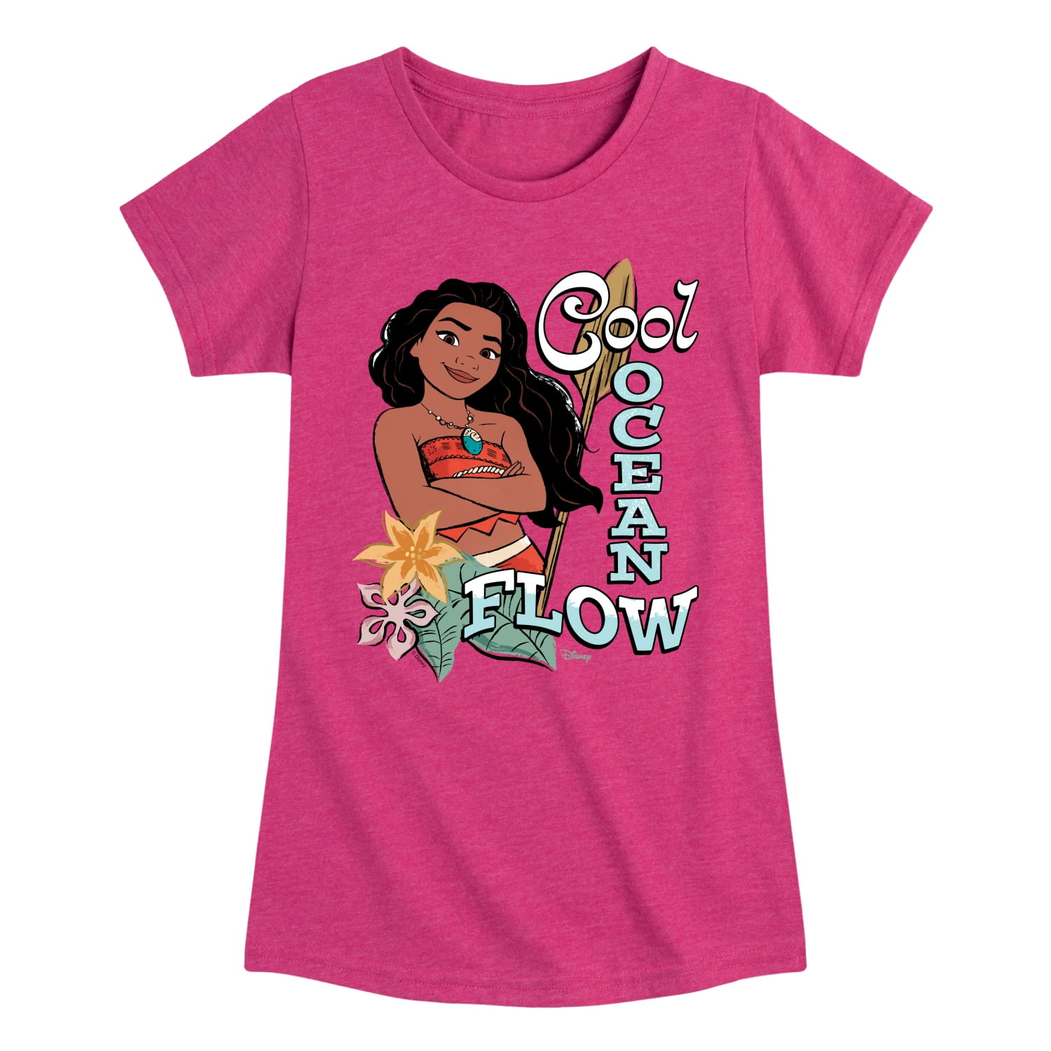 Disney cool ocean flow moana toddler youth girls short sleeve