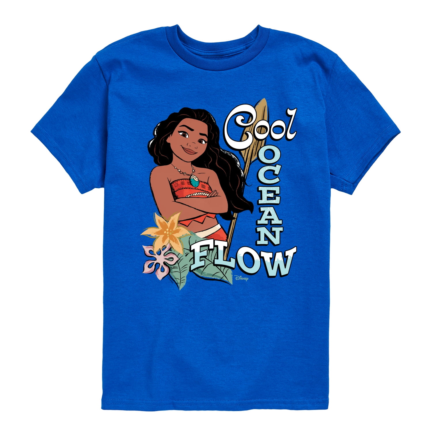 Disney cool ocean flow moana toddler youth short sleeve graphic t