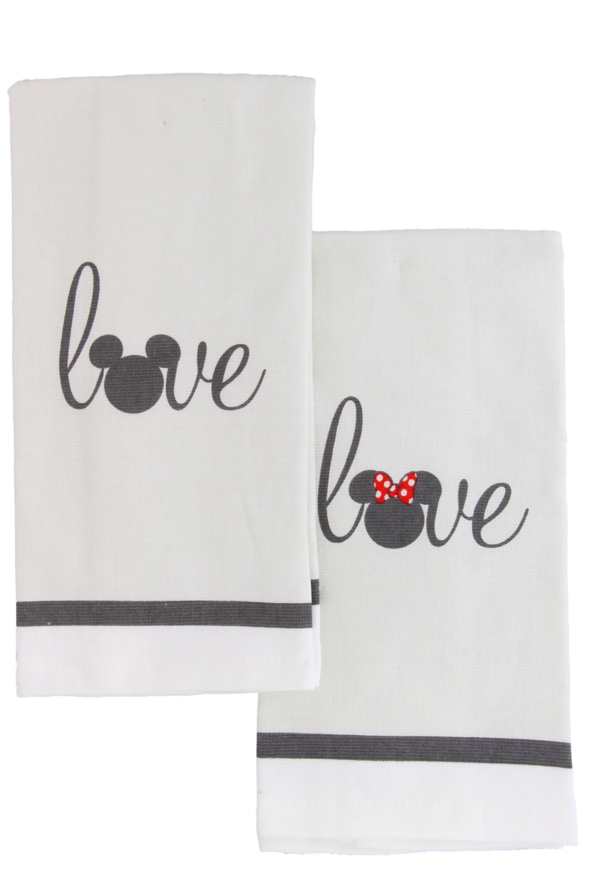 Disney 100% Cotton Kitchen Towels, 2pk-Soft and Absorbent Decorative Kitchen  Towels Perfect for Drying Dishes and Hands, 16 x 28- Mr. and Mrs. 