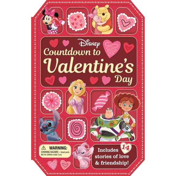 Disney: Countdown to Valentine's Day: Includes 14 Stories of Love & Friendship!, (Paperback)