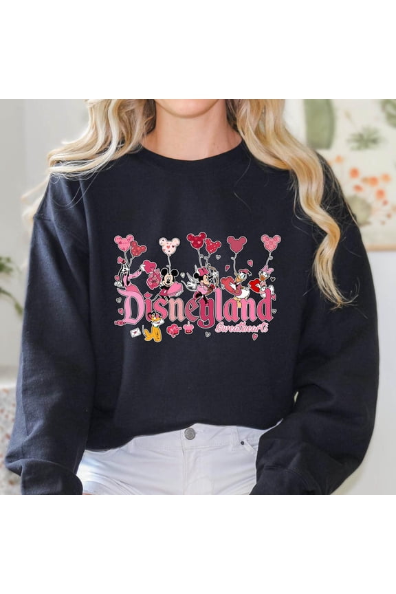 Disney Couple Outfit Valentines Day Sweater Couple Sweatshirt All size S-3XL