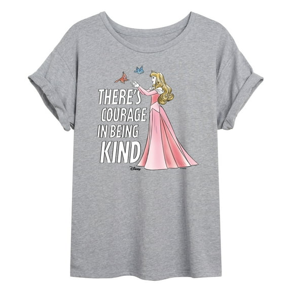 Disney - Courage In Being Kind  - Juniors Ideal Flowy Muscle T-Shirt