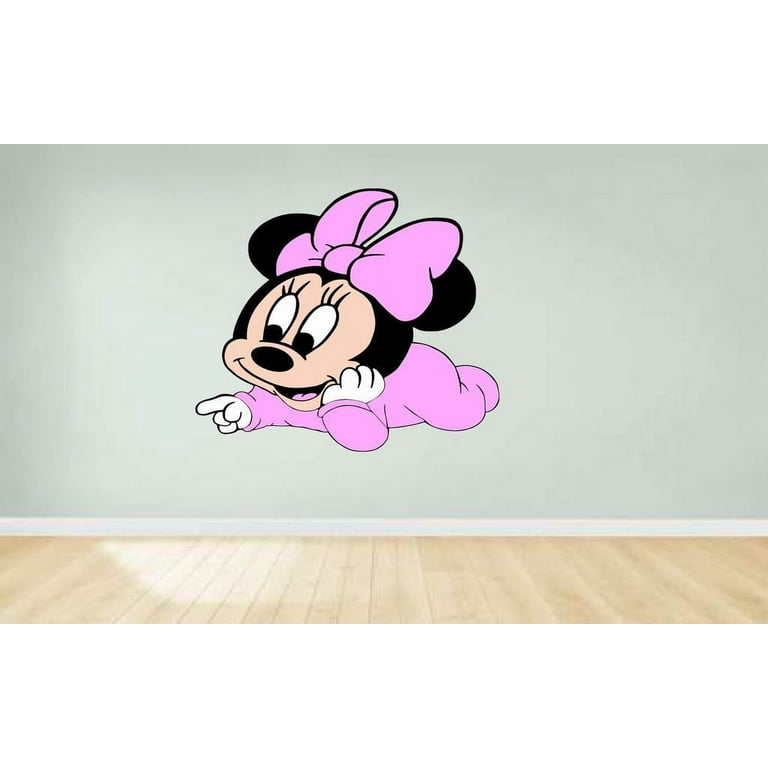 🥇 Vinyl and stickers for children disney baby minnie 🥇