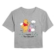 thumbnail image 1 of Winnie The Pooh - Create Own Luck - Juniors Cropped Graphic T-Shirt, 1 of 4