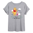 thumbnail image 1 of Winnie The Pooh - Create Own Luck - Juniors Oversized Graphic T-Shirt, 1 of 4