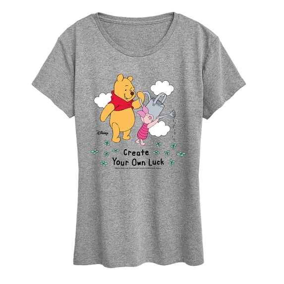 Winnie The Pooh - Create Own Luck - Women's Short Sleeve Graphic T-Shirt