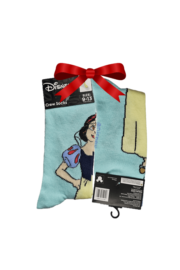 Disney Crew Socks Princess Snow White Socks, Women's Size 9-13