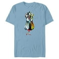 thumbnail image 1 of Disney Cruella De Vil Stylized T-Shirt- Short Sleeve Blended T-Shirt for Adults - Customized-Ocean Blue, 1 of 5
