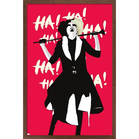 Disney Cruella - Laugh Wall Poster, 22.375" x 34", Framed