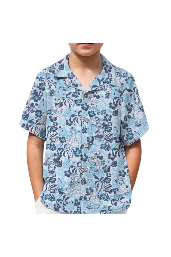 Disney Cruise Hawaiian Shirt, Mickey and Friends Cruise Shirt, Disney Beach Shirt, Disney Summer Shirt, Family Cruise Trip 2025 Shirt