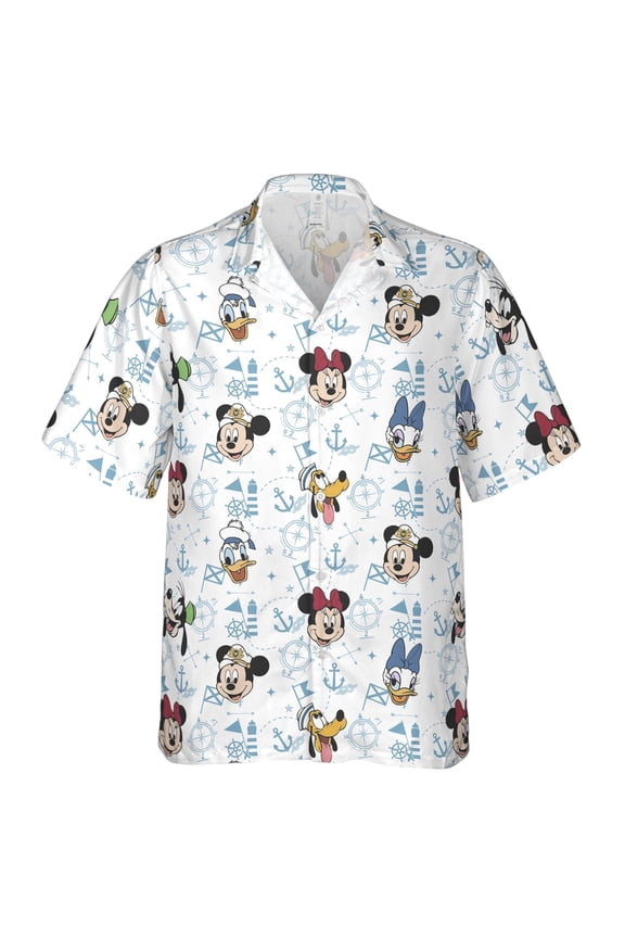 Disney Cruise Hawaiian Shirt, Personalized Cruising Line Button Shirt