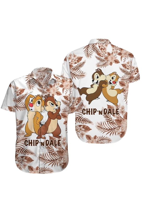 Disney Cruise Hawaiian Shirt for Dad, Nautical Mickey Button Up Shirt with Pocket, Summer Family Vacation Shirt