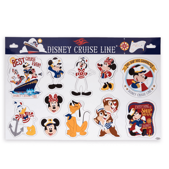 Disney Cruise Line Captain Mickey and Crew Stateroom Door Magnet Set New Sealed