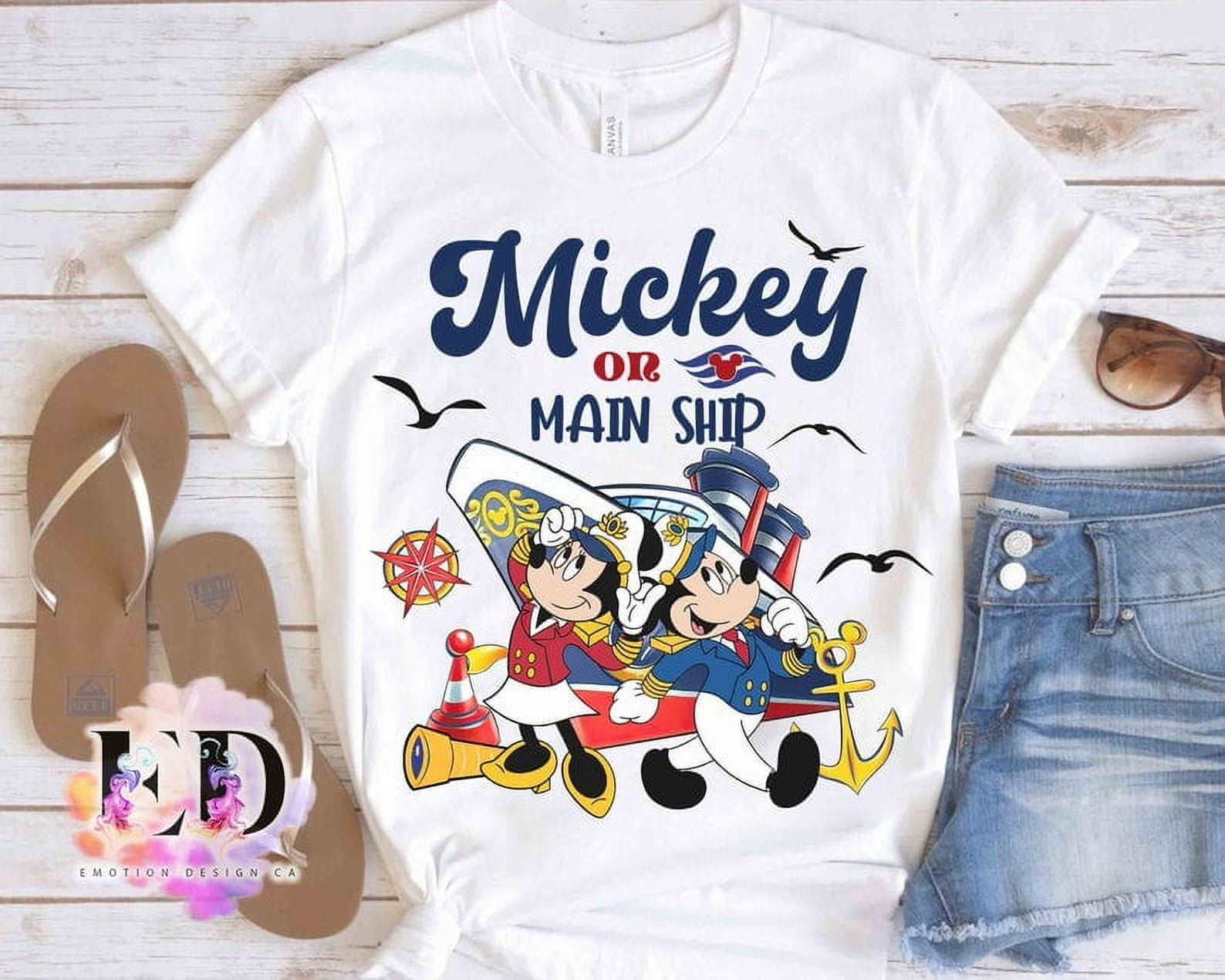 Disney Cruise Line Mickey And Minnie On Main Ship Vintage Tshirt