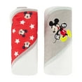 thumbnail image 1 of Disney Cudlie Baby Boy Mickey Mouse 2 Pack Rolled/Carded Hooded Towels in Little Stars Print, 1 of 6
