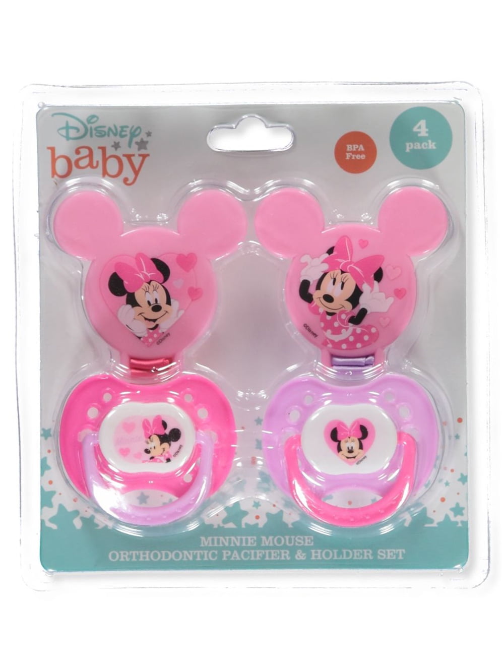 Disney Baby Girl Accessories Rose Red Hair Band Bebe Feeder Toys Minnie Attache  Tetine Personnalisé Catenella Porta Ciuccio - AliExpress