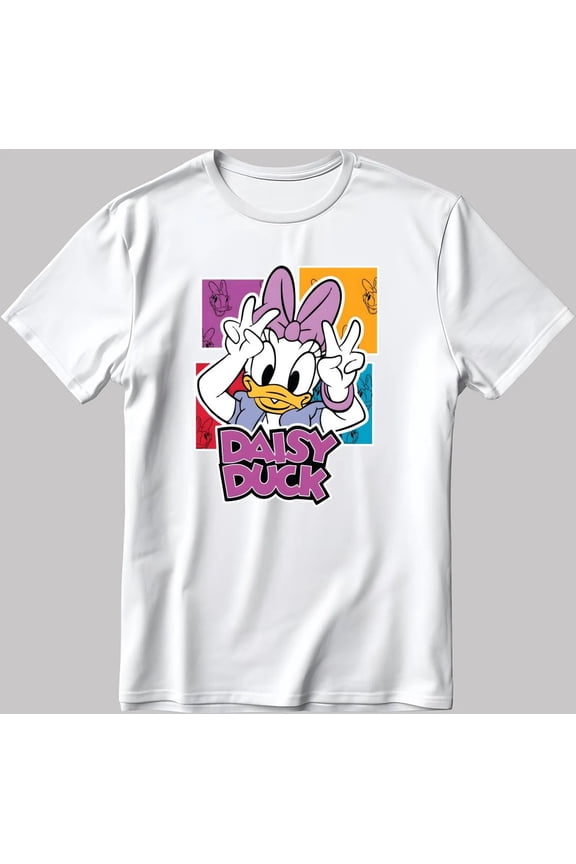 Disney Cute Daisy Duck Portrait T-Shirt