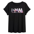 thumbnail image 1 of Disney - Cute Villains - Juniors Oversized Graphic T-Shirt, 1 of 4
