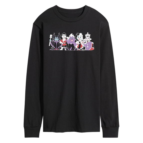 Disney - Cute Villains - Men's Long Sleeve Graphic T-Shirt