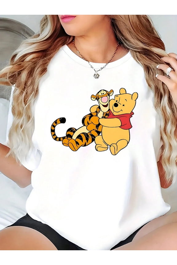 Disney Cute Winnie The Pooh And Tigger T-Shirts