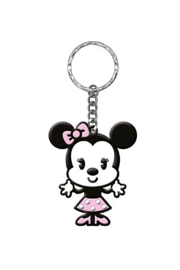Disney Cuties Soft Touch PVC Key Ring: "Minnie"