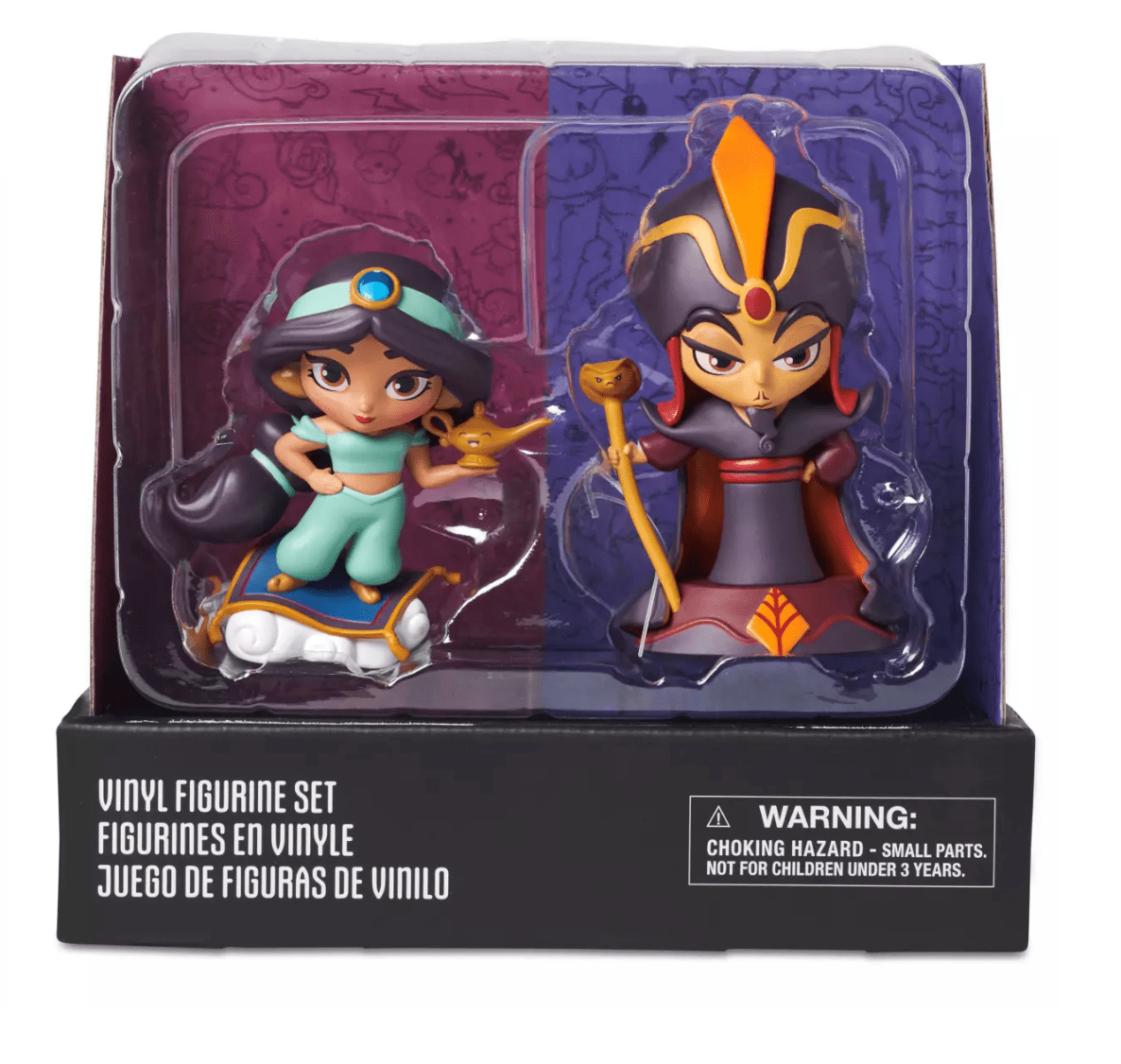 Disney - Jassie ディズニー Disney D23 Jasmine and Jafar Designer Vinyl Figurine Set by