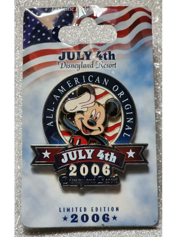 DLR 4TH of July 2006 Mickey Mouse All-American Original LE 1000 Pin