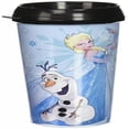 thumbnail image 1 of Disney DP6187 Frozen Olaf & Elsa Plastic Travel Mug, 16 oz, Multicolor, 1 of 1