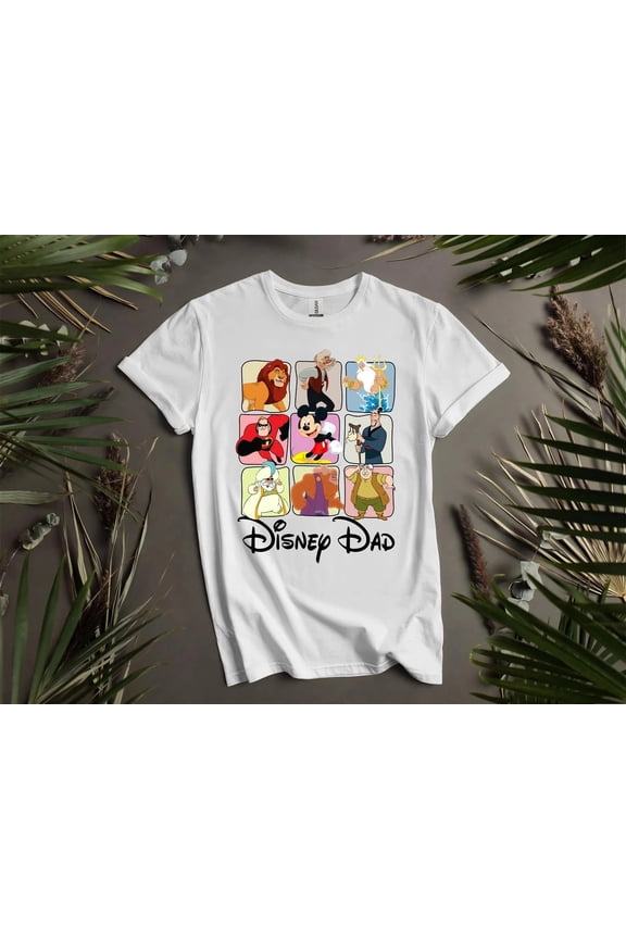 Disney Dad Disneyland Characters T-shirt