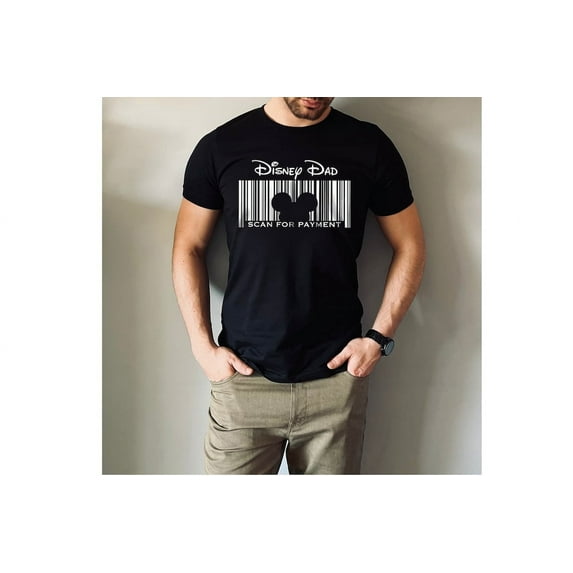 Disney Dad T-Shirt, Scan For Payment Shirt, Disney Family Vacation, Father's Day