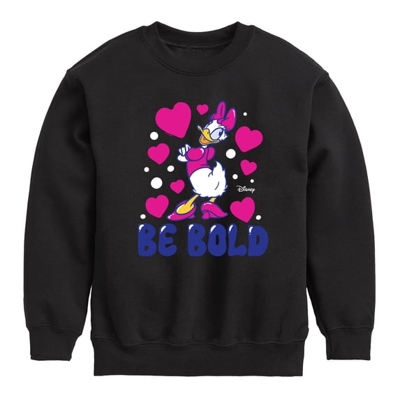 Disney - Daisy Be Bold - Youth Crewneck Fleece Sweatshirt