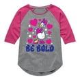 thumbnail image 1 of Disney - Daisy Be Bold - Youth Girls Raglan Graphic T-Shirt, 1 of 5