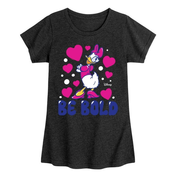 Disney - Daisy Be Bold - Youth Girls Short Sleeve Graphic T-Shirt