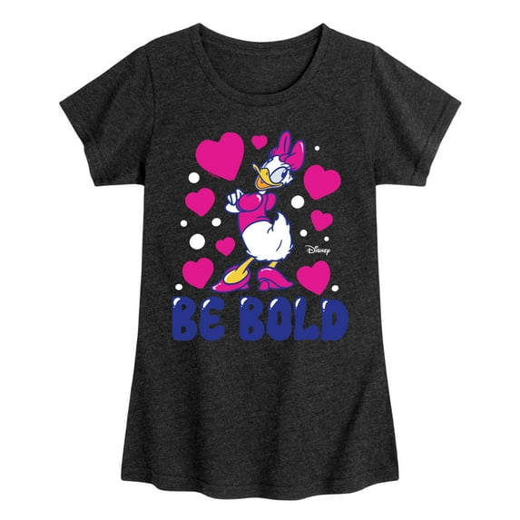 Disney - Daisy Be Bold - Youth Girls Short Sleeve Graphic T-Shirt