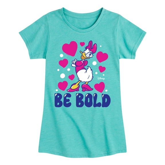 Disney - Daisy Be Bold - Youth Girls Short Sleeve Graphic T-Shirt