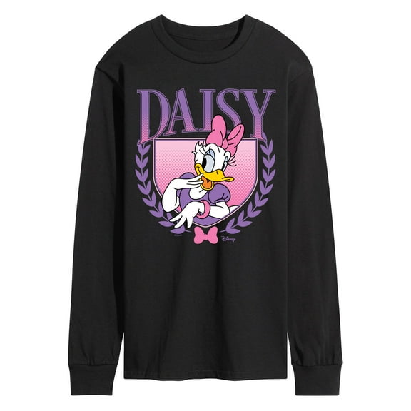Disney - Daisy Collegiate - Men's Long Sleeve Graphic T-Shirt