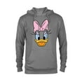 thumbnail image 1 of Disney Daisy Duck Big Face - Pullover Hoodie for Adults -Customized-Graphite Heather, 1 of 5