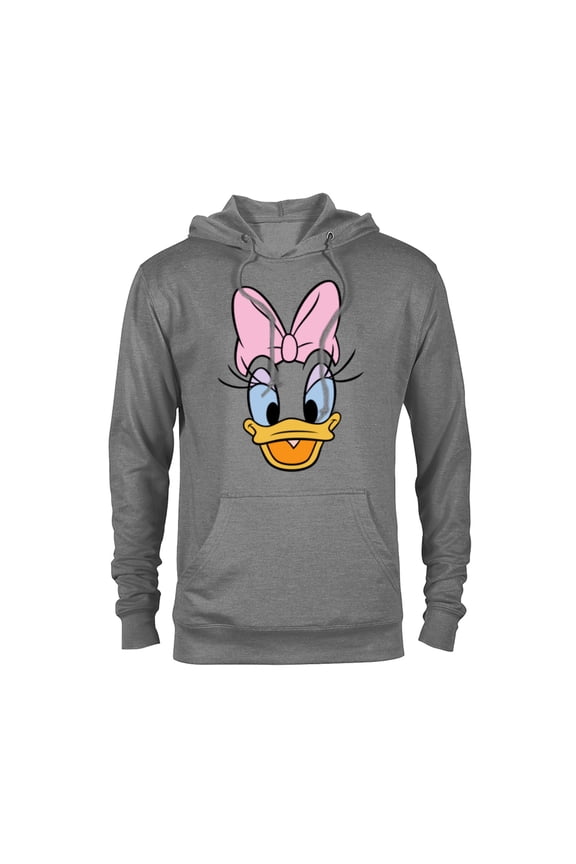 Daisy Duck Big Face - Pullover Hoodie for Adults -Customized-Graphite Heather