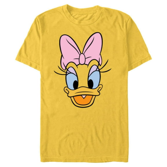 Disney Daisy Duck Big Face - Short Sleeve Blended T-Shirt for Adults -Customized-Putty Snow Heather
