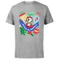 thumbnail image 1 of Disney Daisy Duck Christmas Holiday Please Be Shoes - Short Sleeve Cotton T-Shirt for Adults - Customized-Athletic Heather, 1 of 5