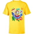thumbnail image 1 of Disney Daisy Duck Christmas Holiday Please Be Shoes - Short Sleeve T-Shirt for Kids - Customized-Yellow, 1 of 5