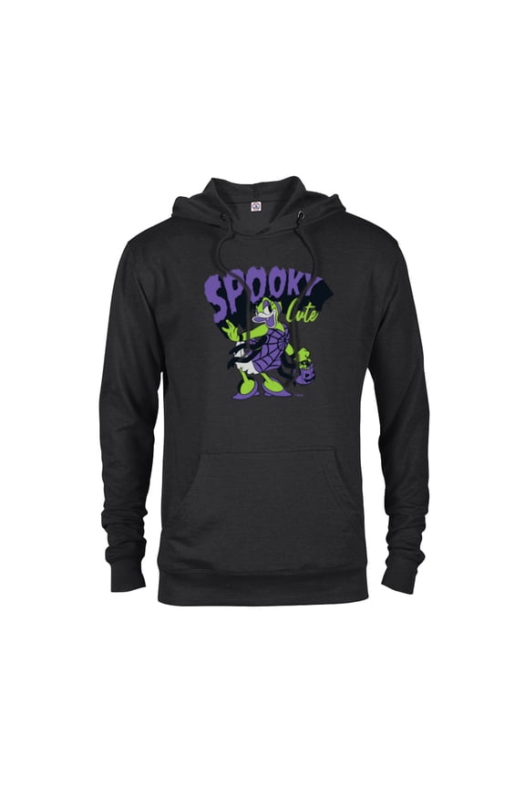 Daisy Duck Halloween Spider Web Costume Spooky Cute - Pullover Hoodie for Adults - Customized-Black