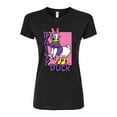 thumbnail image 1 of Disney - Daisy Duck  - Juniors Fitted Graphic T-Shirt, 1 of 5