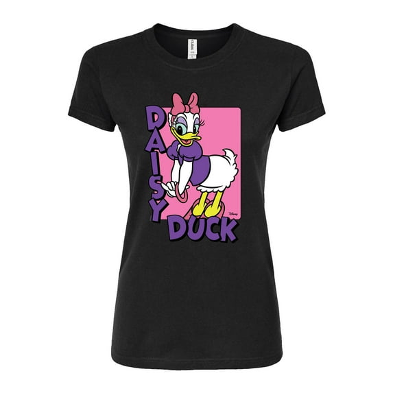 Disney - Daisy Duck - Juniors Fitted Graphic T-Shirt