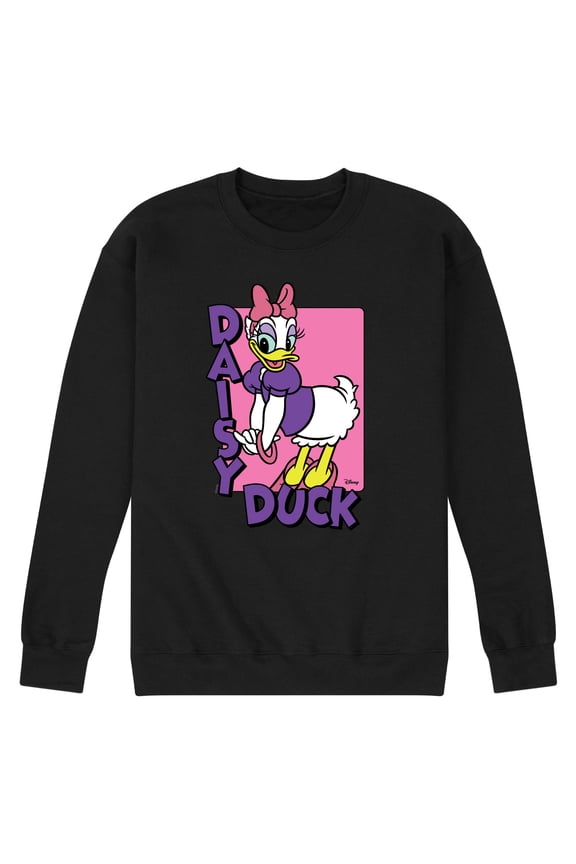 - Daisy Duck - Men's Crew Neck Fleece Pullover
