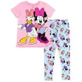 thumbnail image 1 of Disney Daisy Duck Minnie Mouse T-Shirt and Leggings Outfit Set, 2 Piece (Girl's), 1 of 5
